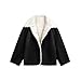 VIDI Loose Casual All In O Lambskin Cotton Padded Jacket for Men Women in Winter