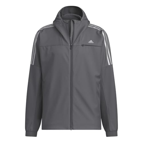 adidas ジャケットマストハブ スモールロゴ レギュラーフィット ボンデッドフリースフルジップフーディー KWX72メンズ