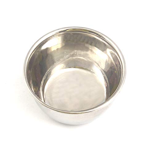 Tazón para mezclar de acero inoxidable 4.5 pulg x 2 pulg miniatura 1