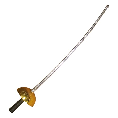 P'TIT Clown - 61321 - Fleuret de Justicier, Bandit Masqué - Vigilante's Foil - Accessoire de Déguisement - Parfait pour Carnaval, Fêtes à Thèmes,...