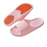 [LIFEBIT+] 日本上陸 理学療法士推奨 高耐久 強力グリップアシストサンダル 妊婦 シニア スリッパ メンズ 介護施設でも採用 滑り止め 国際規格ISO13287試験クリア (ピンク)