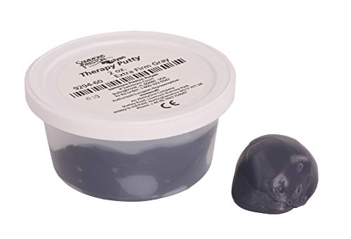 Sammons Preston Therapy Putty, Therapeutic Hand Exerciser, Theraputty for Finger and Hand Rehabilitation, Exercise Putty to Improve Hand Grip Strength, Occupational Therapy, 2 Ounce, Extra Firm, Gray