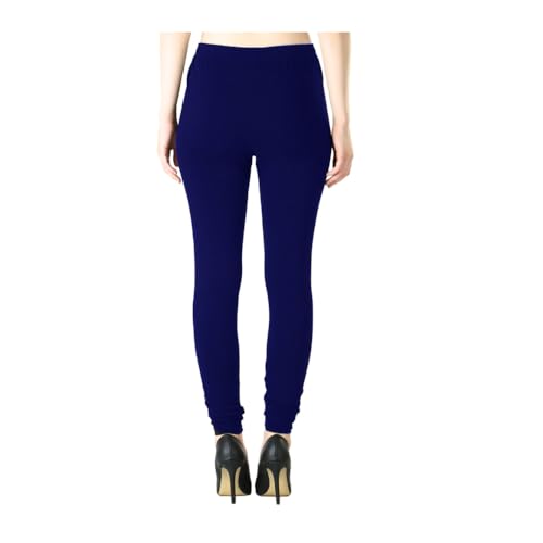 Image of Women's Slim Fit Cotton Lycra Churidar Leggings|Full Length|