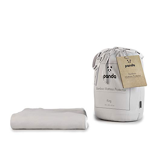 Panda Bamboo Mattress Protector (UK King: 150 x 200 x 32 cm)