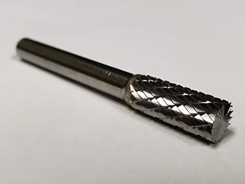 Fresa Alfa Tools B71293D Carburo Cilíndrica Doble Corte miniatura 1