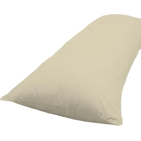 Crescent Multiple Colors – Zippered Body Pillowcase- 200 Thread Count 21"x 54" (Beige) Cover