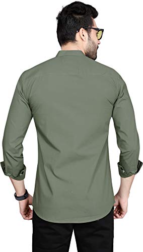 Image of FIFTH ANFOLD Men's Striped Slim Fit Shirt