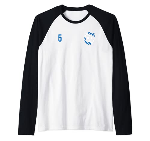 Flag Scotland Raglan Baseball Tee, Black