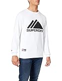 Estándar Superdry M2011337a Mountain Sport Mono Crew, Óptica, X-Large para Hombre