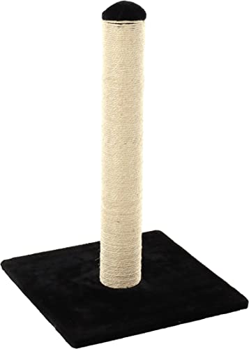 Arbre à gratter POLSET griffoir chat compact noir 38cm - 2