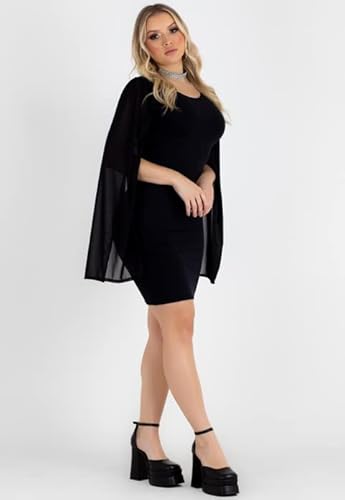 Vestido Curto Manga em Tulê Luxury Balada Festa Look Elegante Ocasião Especial REF: UN34 (GG)