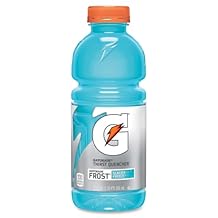 Gatorade G-Series Perform 02 Thirst Quencher, Glacier Freeze, 20 Oz Bottle, 24/carton