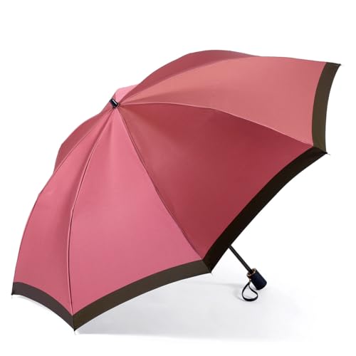 前原光栄商店 前原 傘 レディース 折りたたみ傘 ボーダー-L- ローズ 婦人用傘 プレゼント ギフトのサムネイル