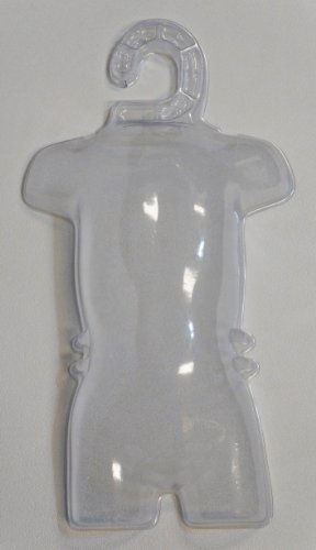 Henta Plastic Body Forms | Clothing Retail Store Mannequin (Clear, Toddler, Set of 10)