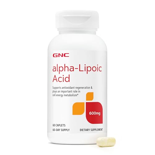 GNC Alpha Lipoic Acid 600 mg, 60 Caplets