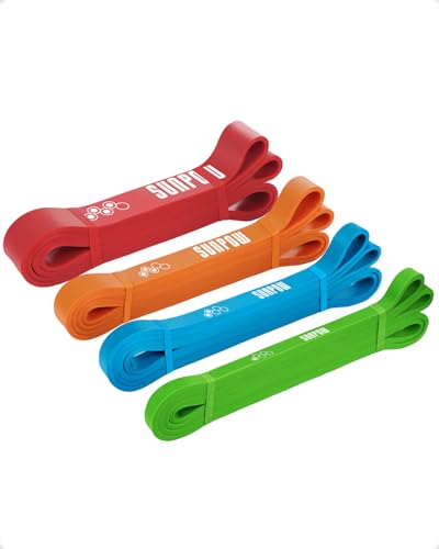 SUNPOW Pull Up Assistance Bands (4-pack, 5–135 lb)