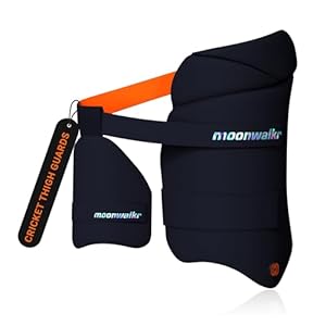 moonwalkr Thigh Guard 2.0 Cricket Blue