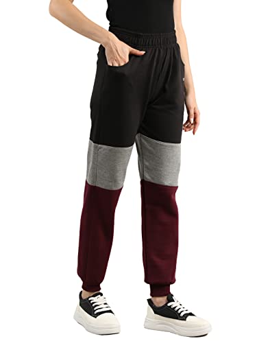 Image of CHKOKKO Women High Rise Gym Wear Sports Fitness Relaxed Track Pant