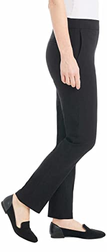 Hilary Radley Womens Midweight Pull On Pant with Pockets (as1, Alpha, l, Regular, Regular, Black)2