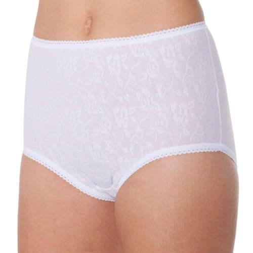 FERRYS - 5612 - Braga Blonda Flores Y Puntilla - Color Blanco - Talla S