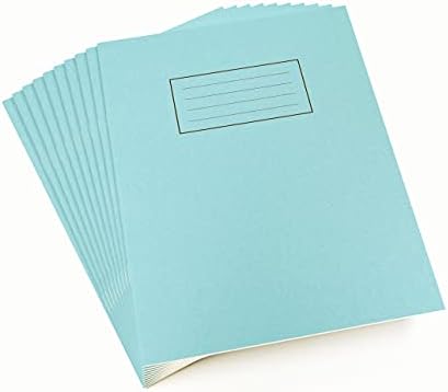 Silvine Exercise Book 80 Pages Feint Ruled with Margin Blue 229x178mm Pk10 EX104