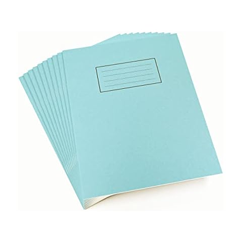 Silvine Exercise Book 7mm Squares 210 x 297 mm Blue (Pack of 10) Cover