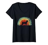 Photo Gallery donna retro bluetick coonhound vintage rainbow dog uomo donna maglietta con collo a v Photo Gallery donna retro bluetick coonhound vintage rainbow dog uomo donna maglietta con collo a v