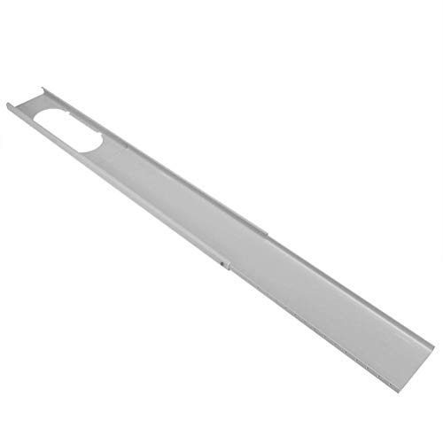 Kit d'aération de Fenêtre pour Climatiseur, Déflecteur Souple 2 Pièces Réglable, Longueur Maximale de 110 Cm, Plaque d'étanchéité de Fenêtre Réglable (Couleur Assortie)