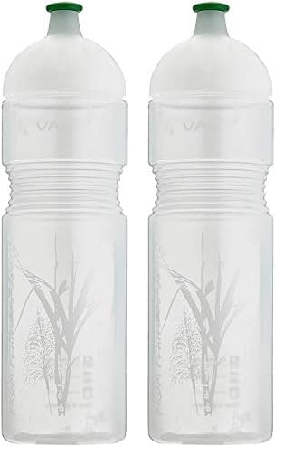 VAUDE Trinkflaschen Bike Bottle Organic, 0,75l, transparent, one Size, 30376, Polyester, Getränke (Packung mit 2)