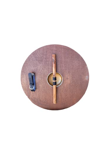 NauticalMart Historical Ragnar Lodbrok Viking Shield Medieval Norse Wooden Plank Stripe Red