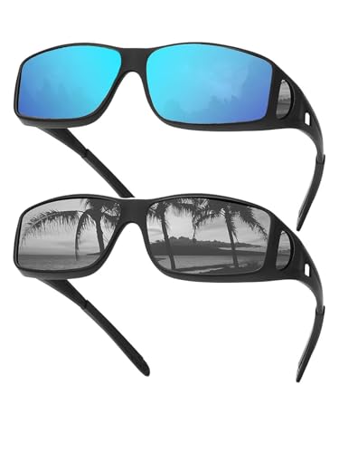 Image of Night Driving Glasses for Men Women Fit Over Sunglasses Anti Glare Polarized HD Night Vision Glasses