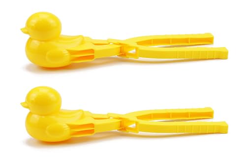 Limecute Duck Animal Rice Shaper Molds - DIY Sushi Molds for Kids (2 Pack - Yellow)