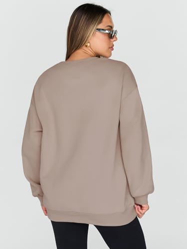 Trendy Queen Sweatshirts for Women Hoodies Oversized Crewneck Tops Sweaters Comfy Fall Winter Outfits Clothes 2025 Fashion - Image 5