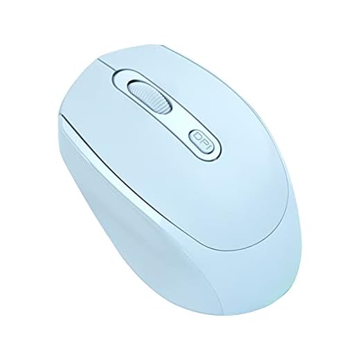 KESOTO Mouse sem fio, slim modo (5.1 e 2.4G sem fio) sem fio mouse com 3 DPI ajustável para PC Laptop, Azul