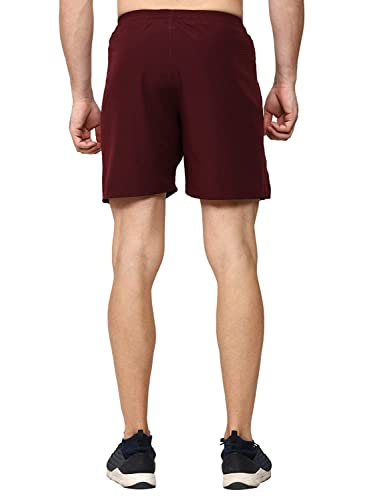 Image of Mens Arrival Athletic Cotton Shorts Two Side Pockets Super Stretchy Elastic with Drawstrings Running, Gym, Yoga, Fitness & Casual Wear Activewear Workout Shorts for Men