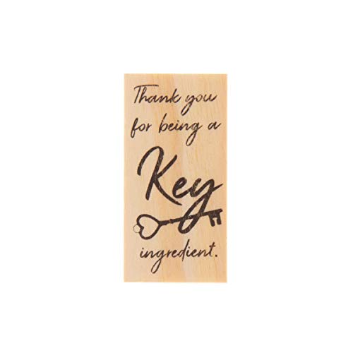 Ella Celebration Wooden Rubber Stamp For Tags, Key Bottle Openers (Key Ingredient) #TOP3