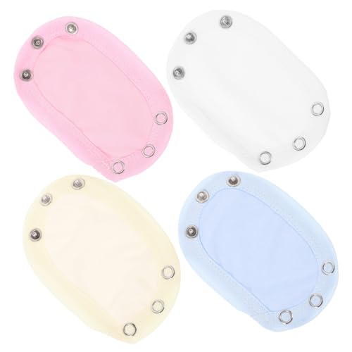 Beaupretty 4Piezas Extensores Monos de Niño Niña Pack de Transpirable Doble Cómodo y Seguro Pequeños Colores