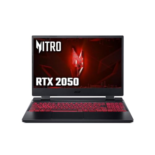 Acer Nitro 5 AN515-58 144Hz 15.6" Gaming Laptop (Intel Core i5-12450H 2.0GHz - 4.4 GHz | 8GB DDR4 RAM 3200 MHz | Nvidia GeForce RTX 2050 4GB | 512GB SSD | Red Backlit Keyboard) Black