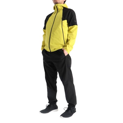 [ミズノ] トレーニングウェア 上下 メンズ スポーツウェア クロスジャージ 薄手 32MCD010 イエロー/ブラック Lサイズ