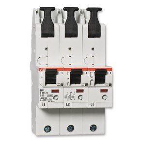 Hauptsicherungsautomat, SHU 63A, 3-polig
