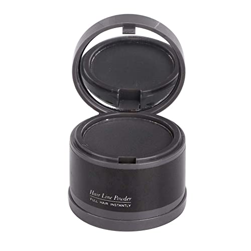 Fluffy Thin Hair Powder, Fine Hair Makeup Line Shadow Concealer Cover Up Instant Coverage Root Hair Fill In Thinning Hair(Black) #TOP6