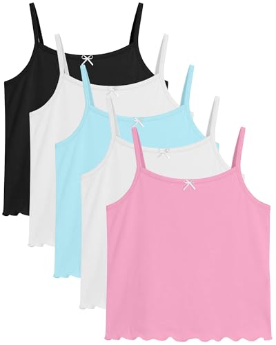 21% Off 5-Pack Girls Tank Camisole for Ages 5-14 - Image 2