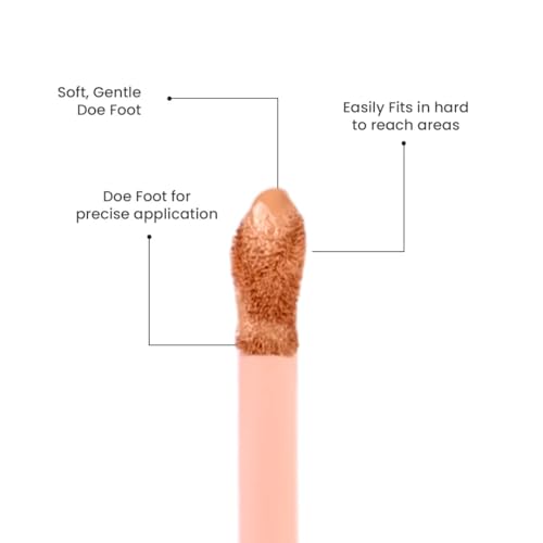 Image of Milagro Beauty Premium Wizard Concealer (6 ml) | Full Coverage, Matte & Poreless, Easily Blendable | Longlasting Creaseless Formula Covers Dark Spots | Highlighting & Contouring | All Skin Type (Rose Beige)