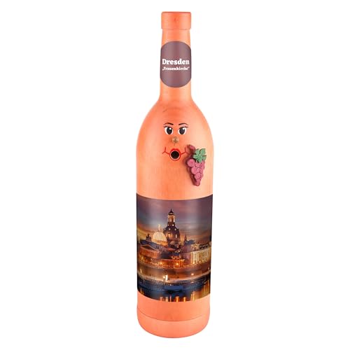 RÄUCHERFLASCHE Räucherfigur Städtemotive (Wein 0,7 l Rose, Dresden...