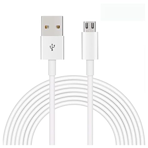 Dericam Micro USB Kabel für Überwachungskameras und Android Handys, Tablets, 5V 1A, 5 Meter 16 Fuß, High Speed USB 2.0 Datenübertragung und schnelles Laden, UAC5MW, Weiß
