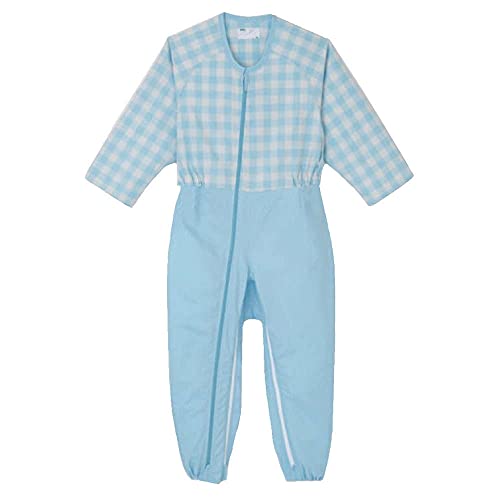 【つなぎ】【オールシーズン】エコノミーコンビネーション(フルオープン型):ブルー (S)