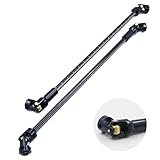 Raflot SCX10 Drive Shaft 2pcs 68-229mm Cut to Length Stainless Steel Driveshaft for 1/10 RC Crawler LCG Rig Sportys Scalers GSPEED Capra SCX10 Pro Element DIY SCX10(Black)
