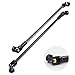 Raflot SCX10 Drive Shaft 2pcs 68-229mm Cut to Length Stainless Steel Driveshaft for 1/10 RC Crawler LCG Rig Sportys Scalers GSPEED Capra SCX10 Pro Element DIY SCX10(Black)