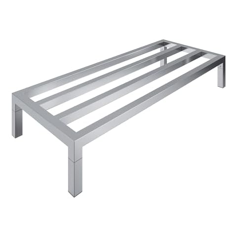 Regal Altair 48" x 20" | 8" Off The Floor Aluminum Dunnage Rack | 1200 Lbs Capacity Cover