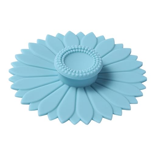 ひまわりシリコーンカップカバー防塵茶コーヒーシール蓋飲料部分漏れ防止カバー箸置き